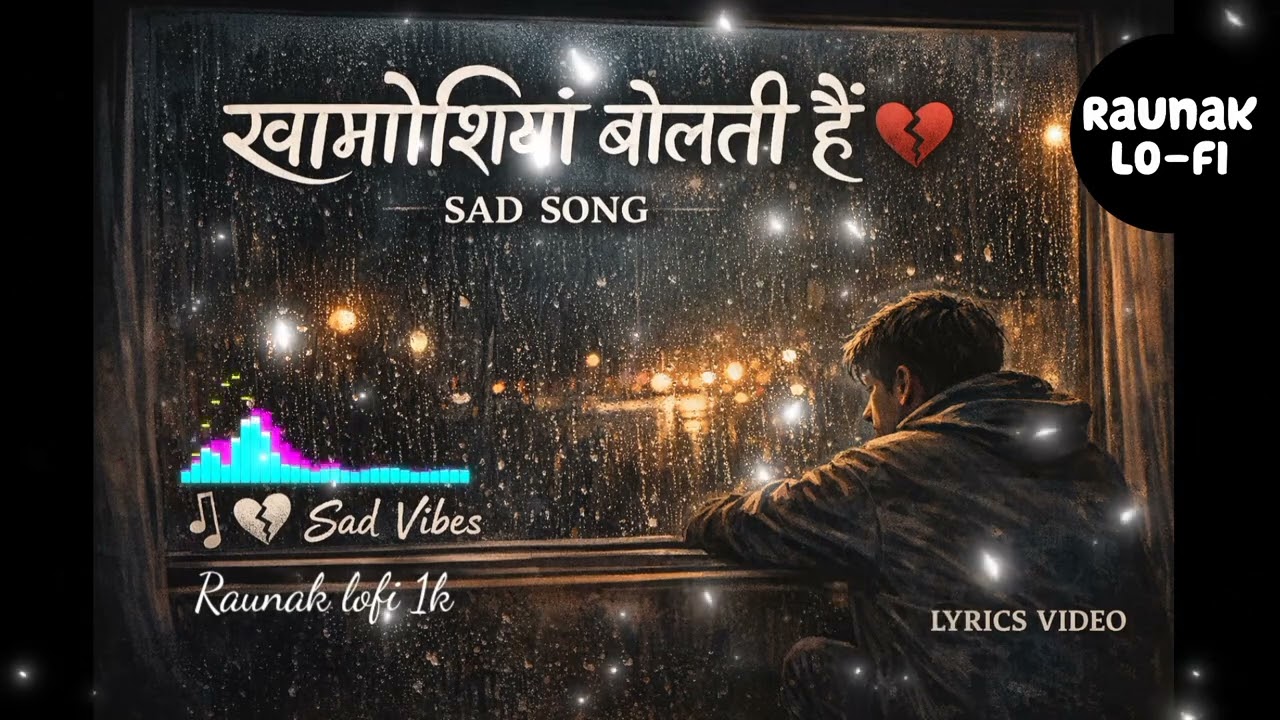 Khamoshiyan bolati hai || Lo-fi song🎵 || Raunak lofi 1k