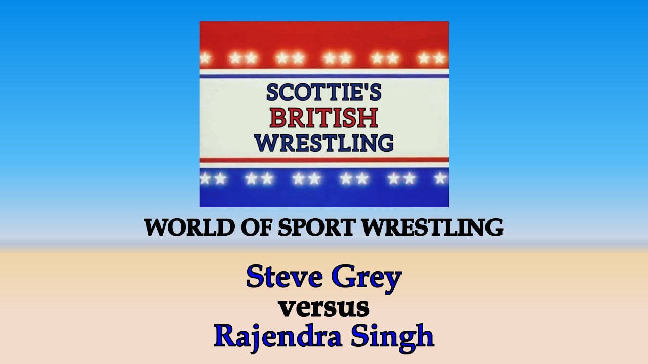 Rajendra Singh vs Steve Grey (WORLD OF SPORT BRITISH WRESTLING)