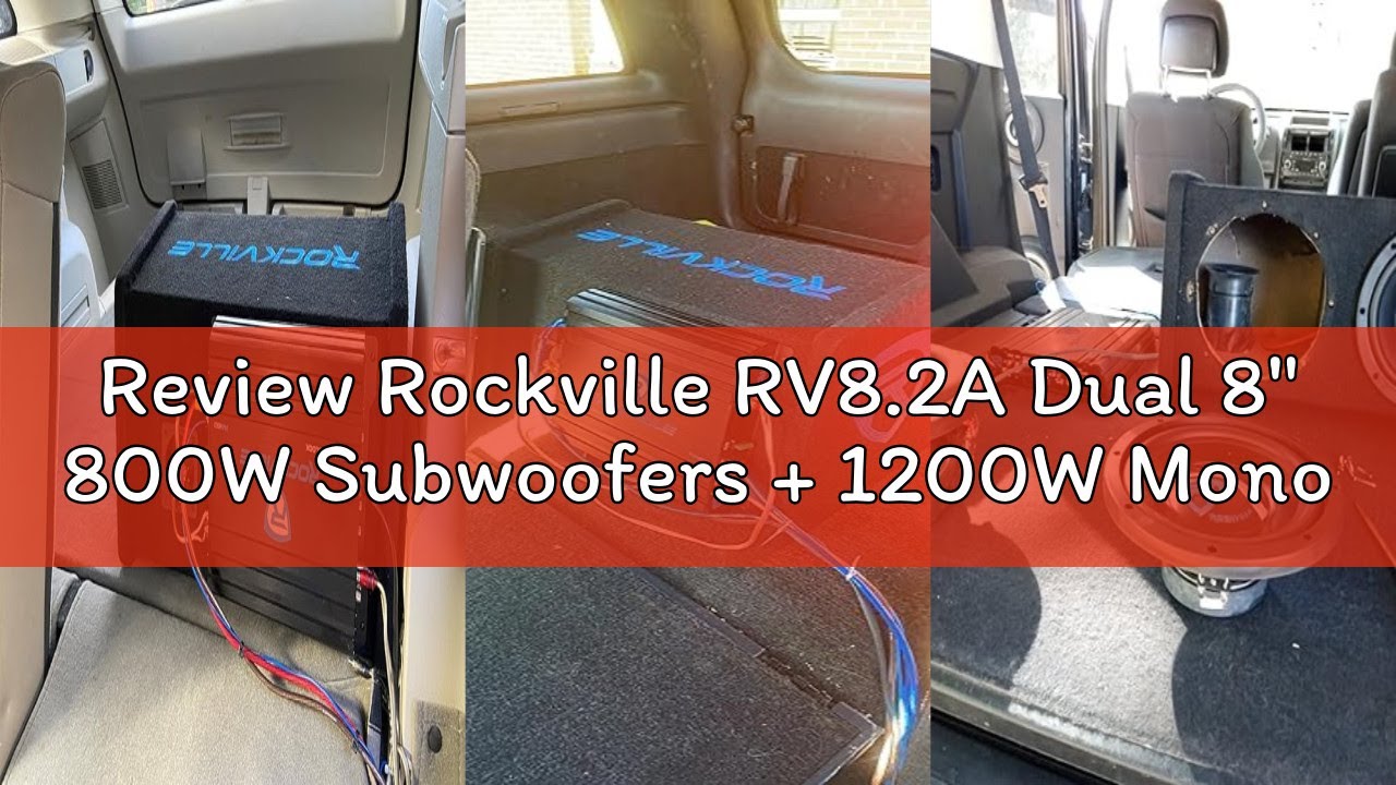 Review Rockville RV8.2A Dual 8