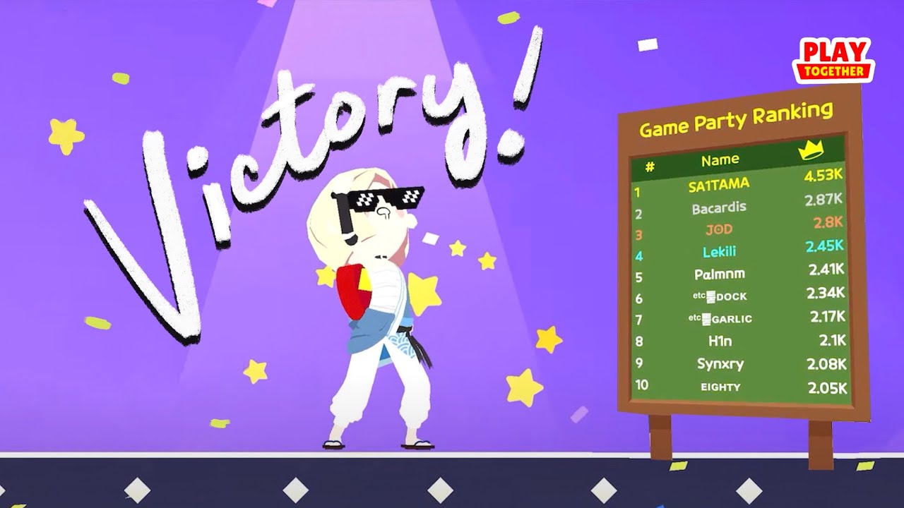 Game Party Leaderboard Gameplay | Play Together