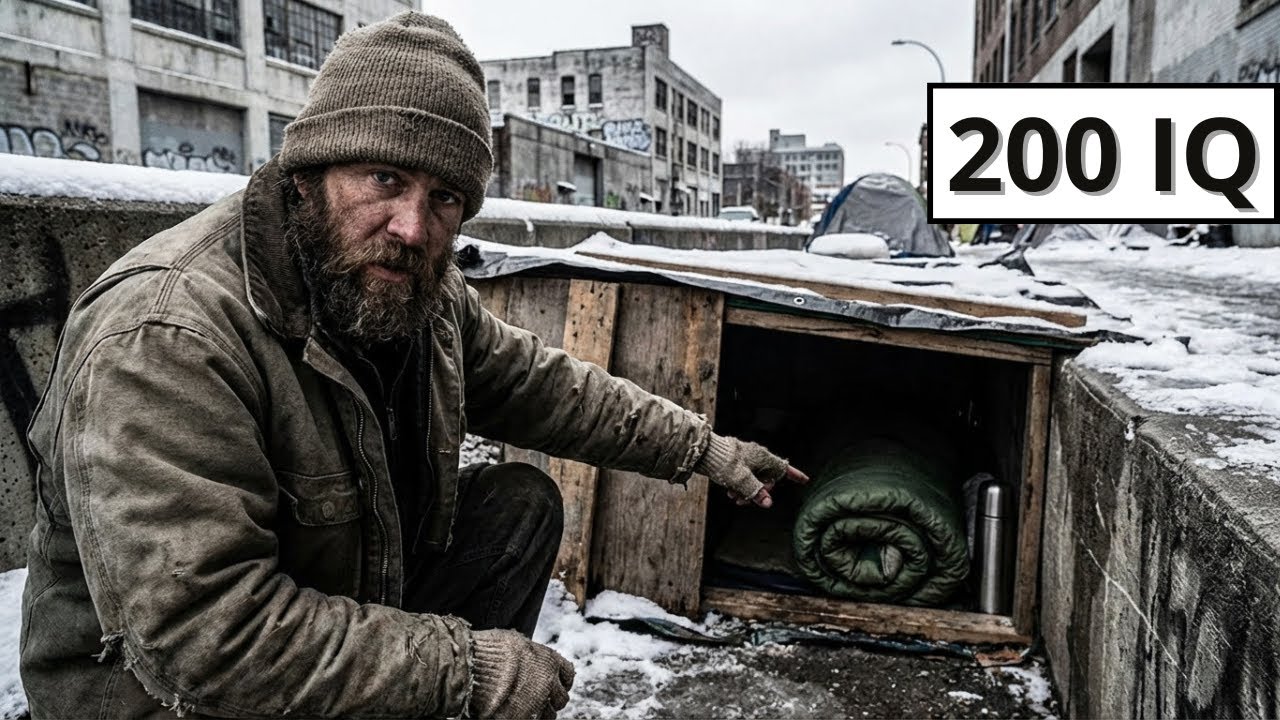 How Homeless People Stay Invisible While Sleeping in the City
