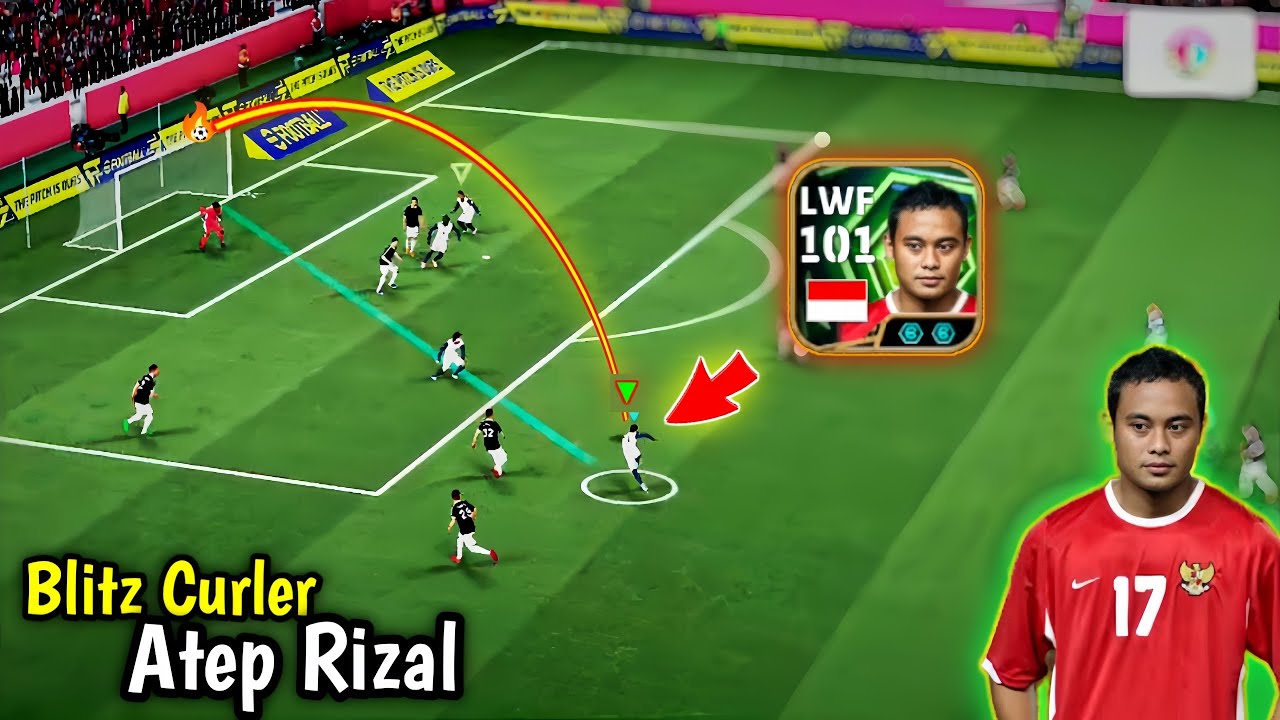 Ого! Блиц-керлер Атеп Ризал готовит🤯 - геймплей Atep Rizal efootball 2026.