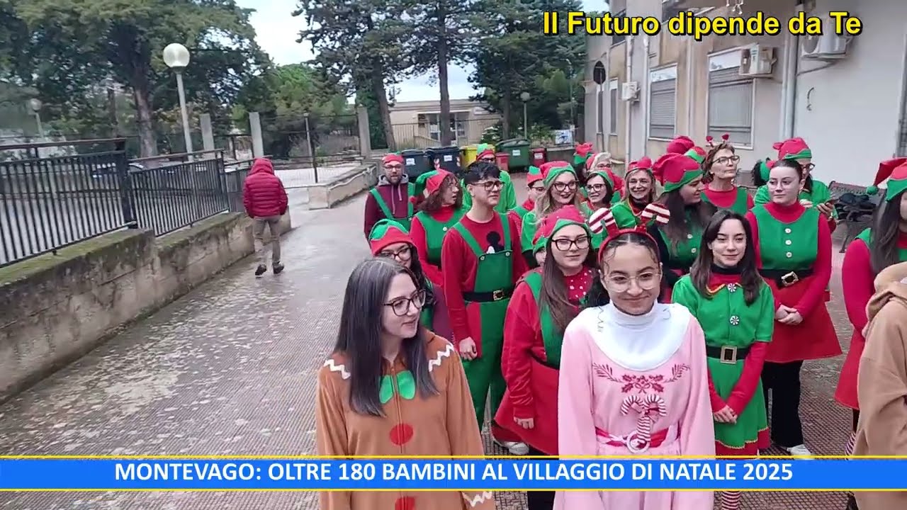 21.12.2025 MONTEVAGO – Oltre 180 bambini hanno partecipato al Villaggio di Natale 2025