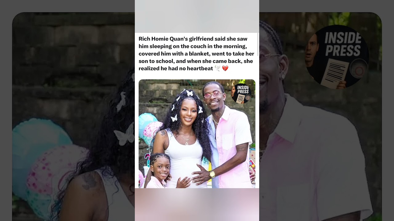 HIS GIRLFRIEND'S HEARTBREAKING STORY!😢The Last Moments Before Rich Homie Quan's Tragic Death 
