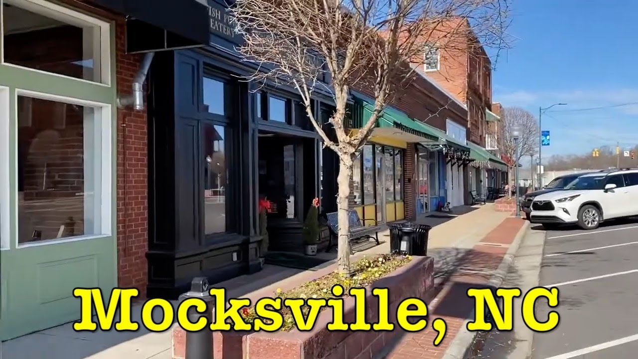 Mocksville | Town Center Walk Through |  Visit, shop, eat, move to, or start a business