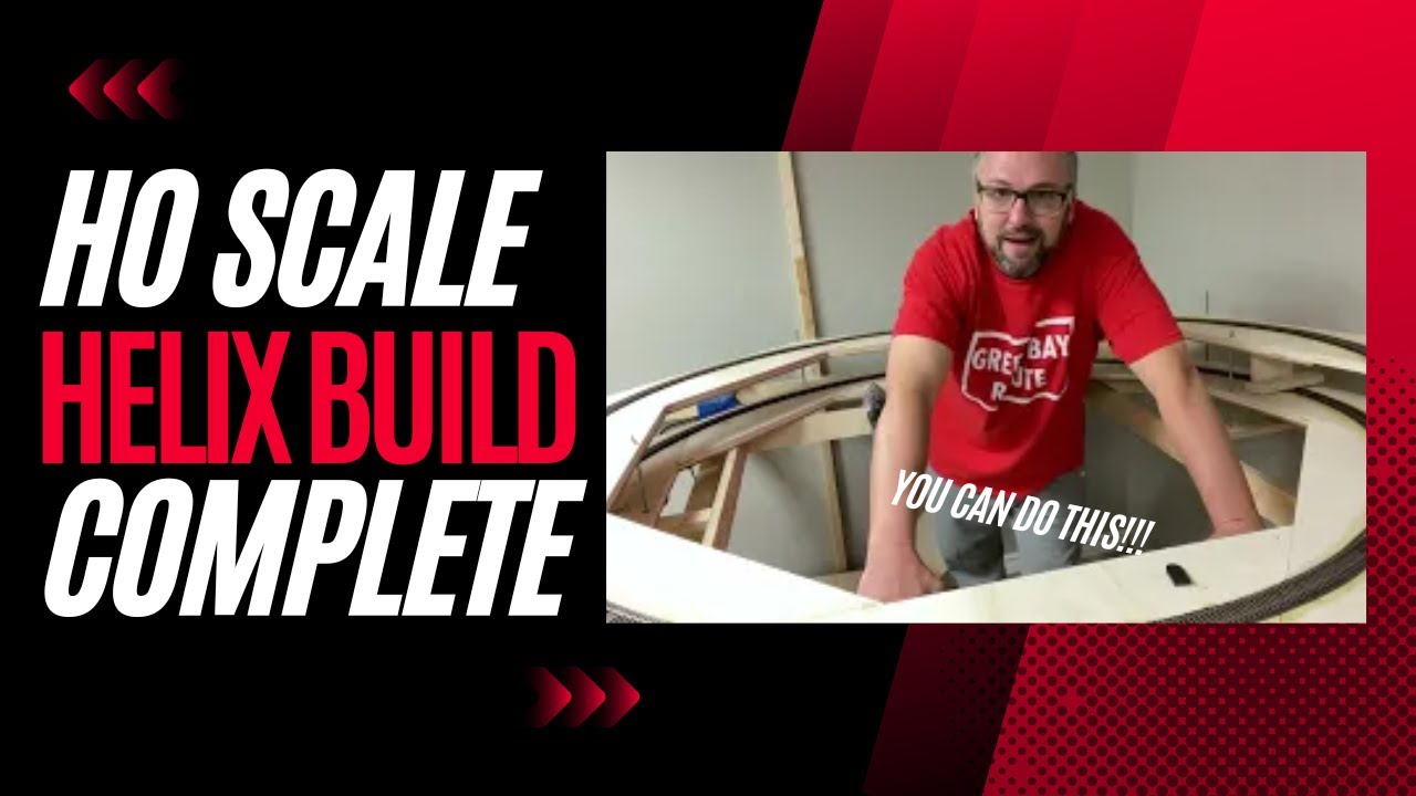 HO Material saving, Cost effective $$, Helix Build !! The how to build a helix is finished for new!