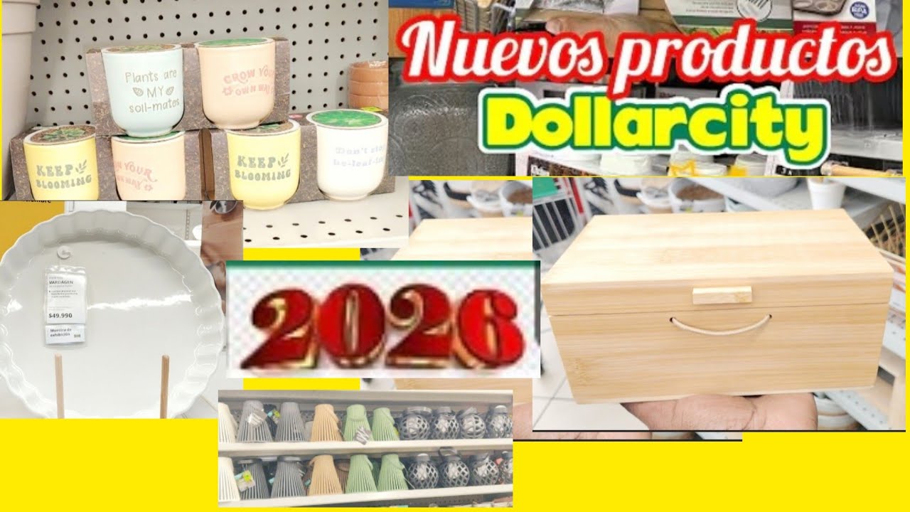 LO NUEVO de DOLLARCITY 2026 PRODUCTOS que ya están llegando nuevos bueno bonitos y baratos