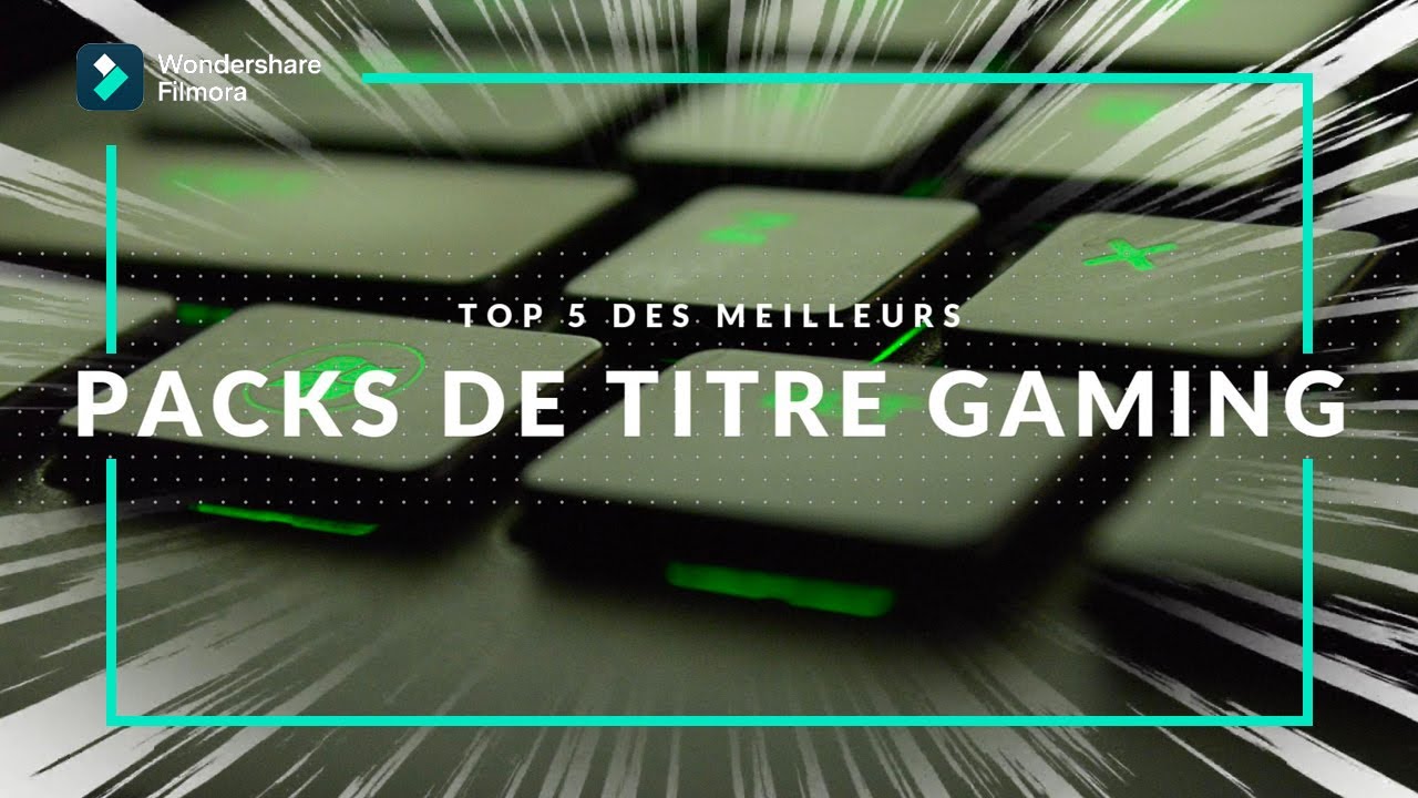 Les meilleures ANIMATIONS de texte GAMING || TUTO Montage Filmstock