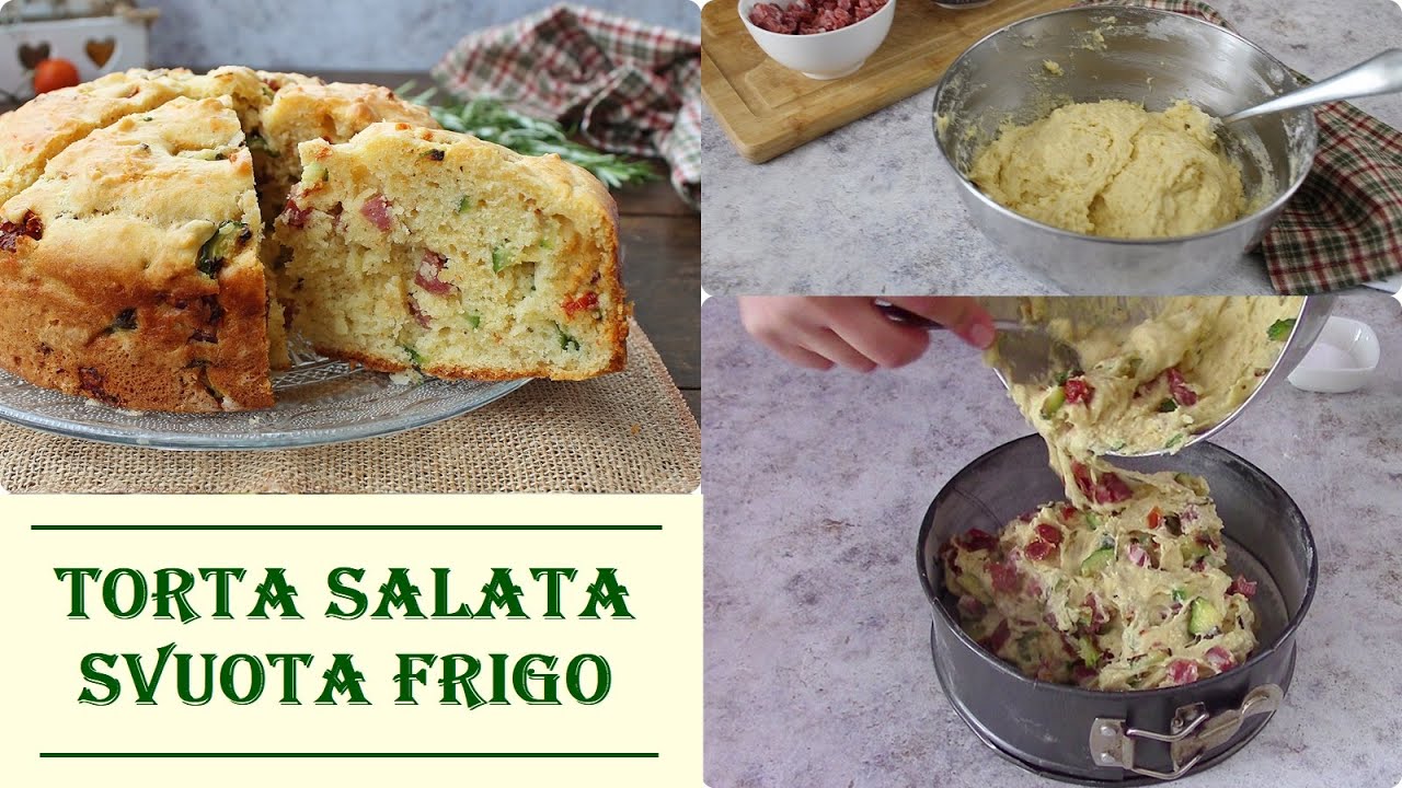 TORTA SALATA SVUOTA FRIGO, un impasto base da salvare per creare torte salate sempre diverse