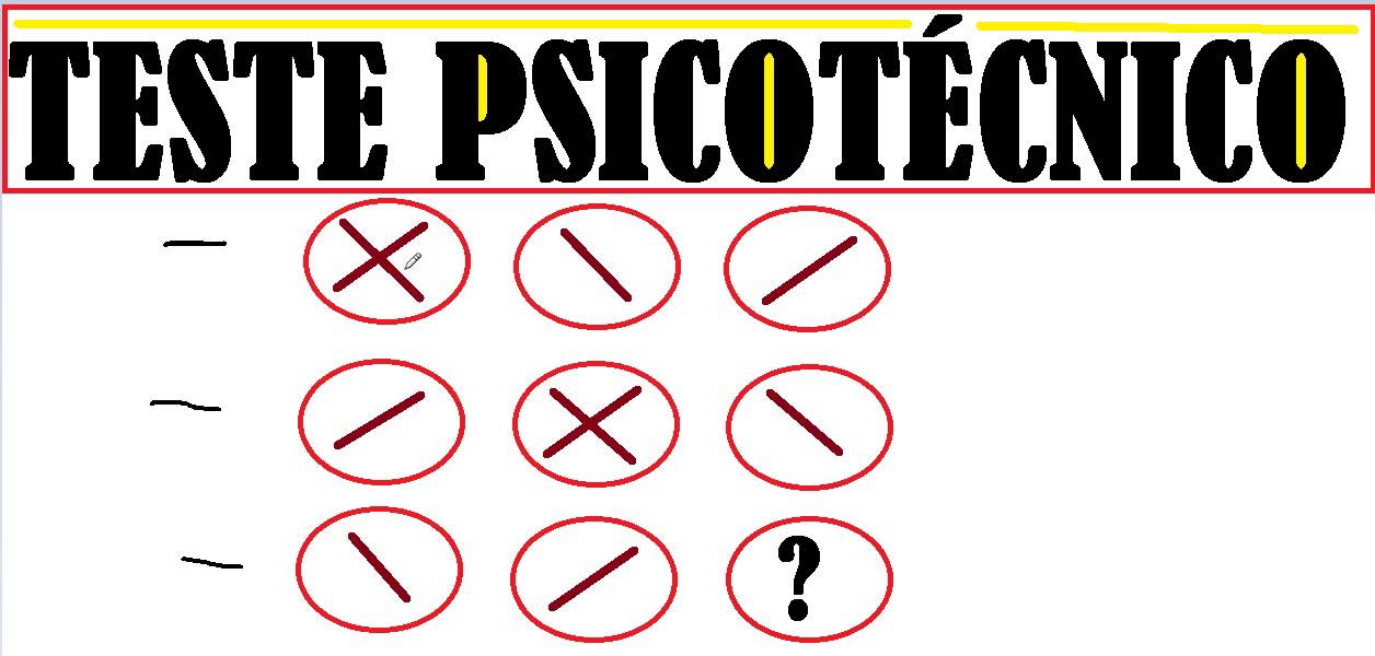 CURSO DE RACIOCÍNIO LÓGICO TESTE DO EXAME PSICOTÉCNICO DO DETRAN