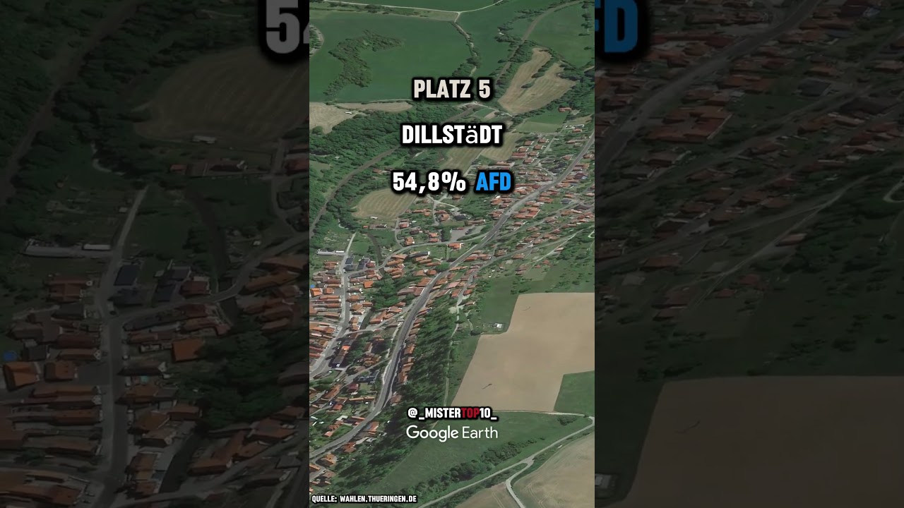 Diese Gemeinden in Schmalkalden-Meiningen haben die meisten AfD Wähler!