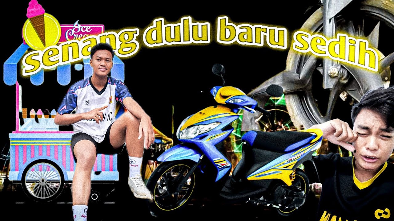 Habis buka puasa lapar lagi karna ngedorong motor andika Ban-nya pecah