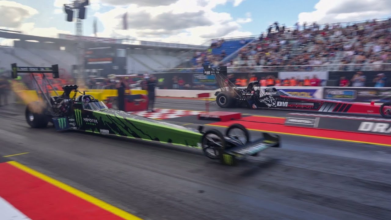 Top Fuel Dragsters at the NitrOlympX Hockenheim 2024