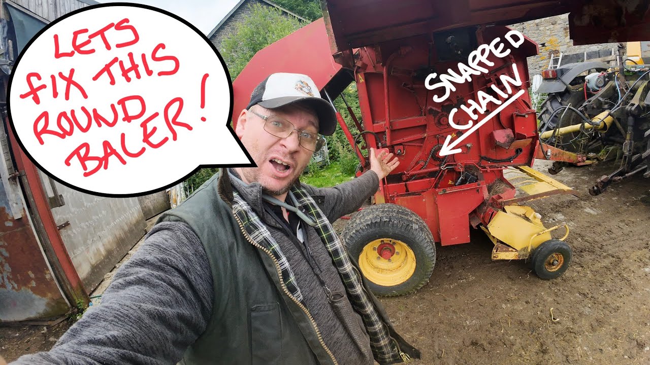 New Holland 544 round baler fix !
