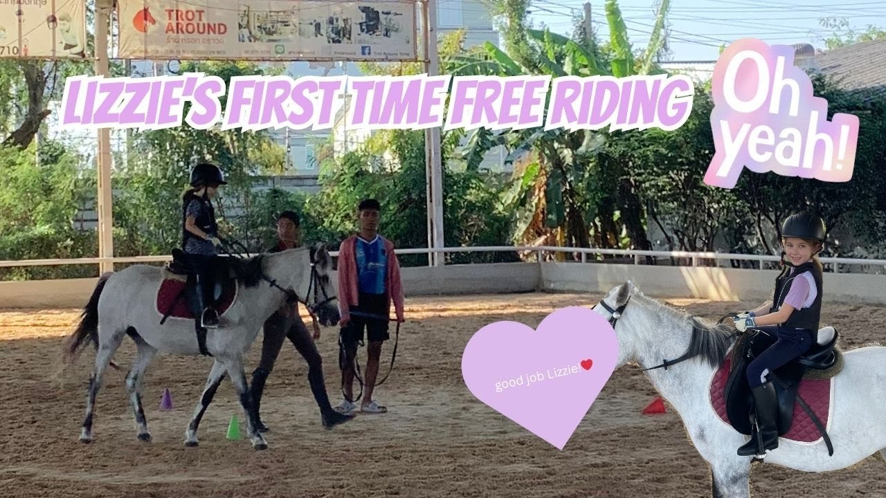 Lizzie free riding!!