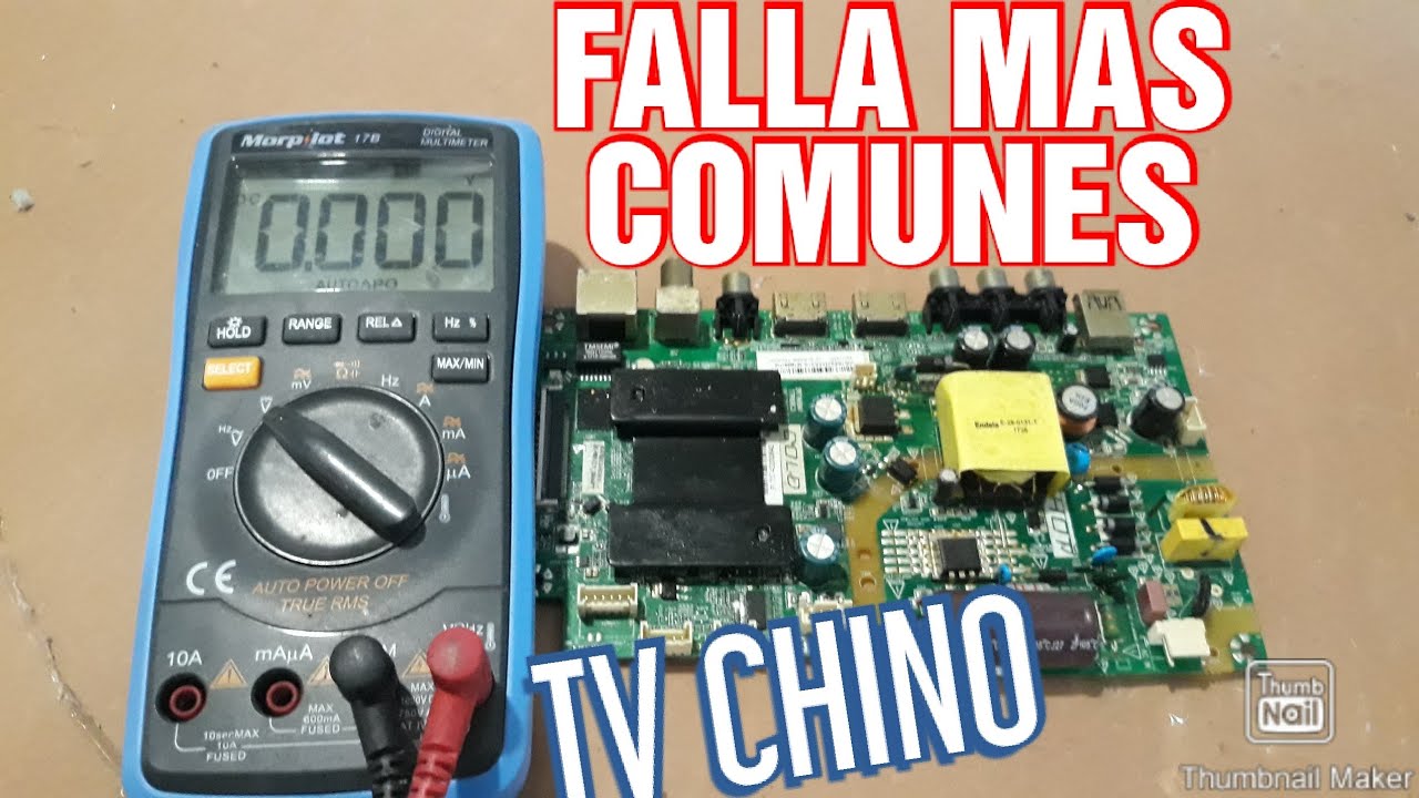 FALLA MAS COMUNES  EN TELEVISOR  SMART TV CHINO  LA PARCA BLACKPRO