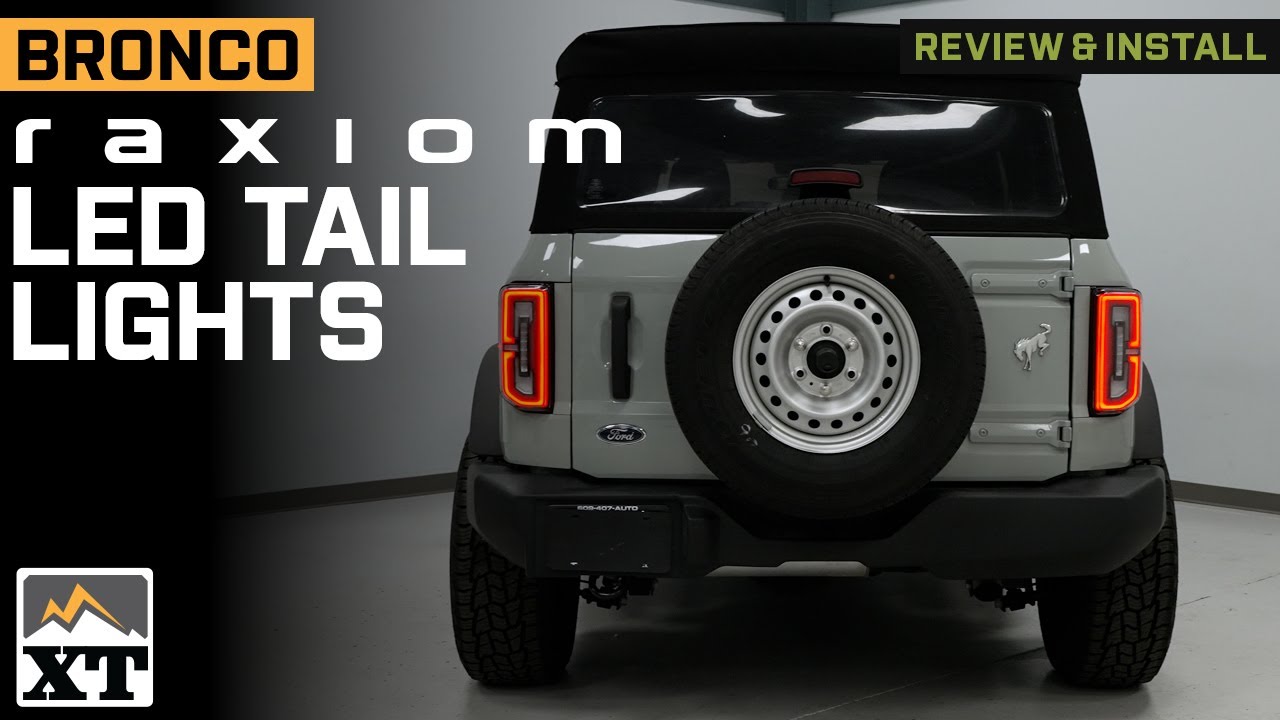 2021-2025 Bronco Raxiom Axial Series LED Tail Lights Review & Install