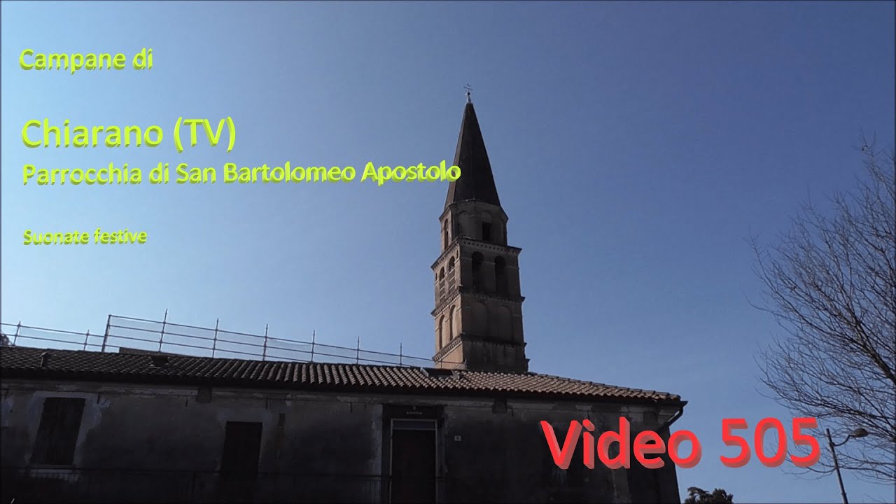 Campane della Parrocchia di San Bartolomeo Apostolo in Chiarano (TV) v.505