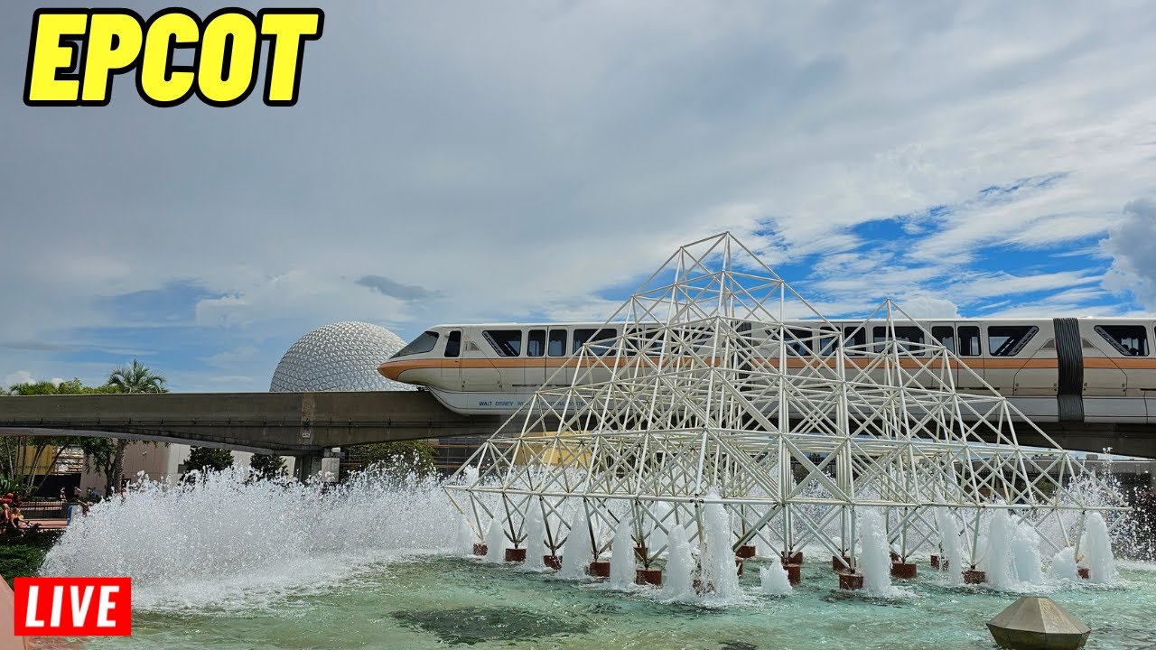 🔴 Live: Epcot Friday for rides and shows at Walt Disney World 1/2/2026