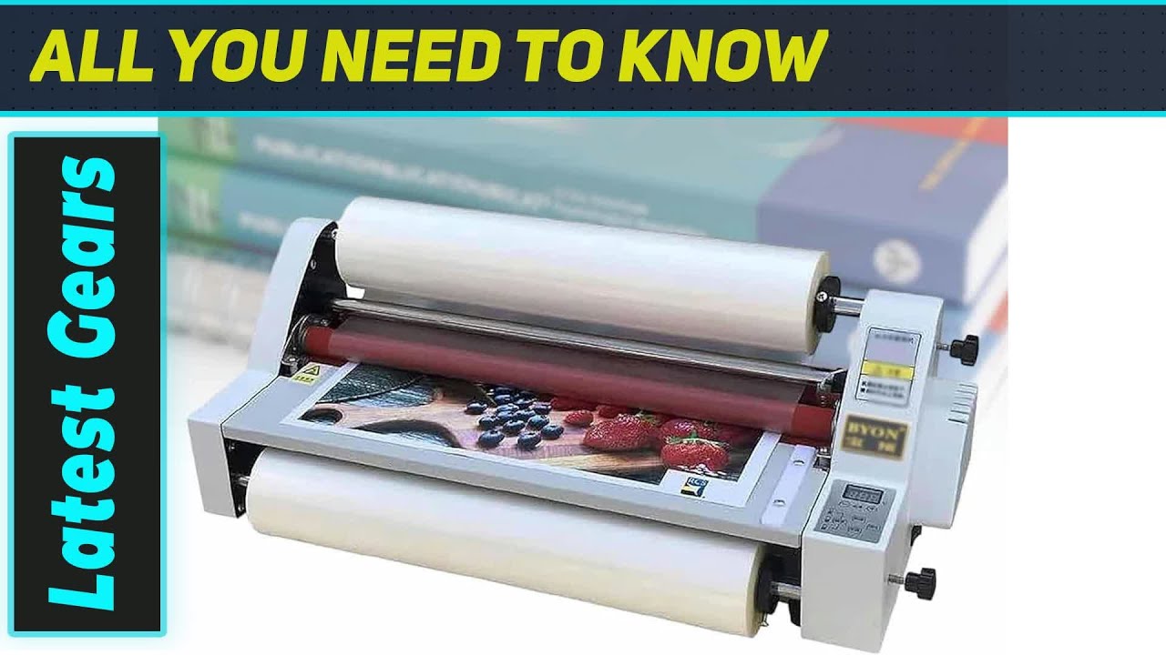 Идеальный ламинатор с горячим холодным рулоном: быстрое, безопасное и двухстороннее ламинирование!