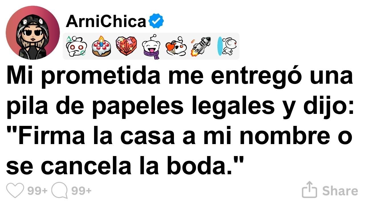[TODA LA HISTORIA] Mi prometida me entregó una pila de papeles legales y dijo: 