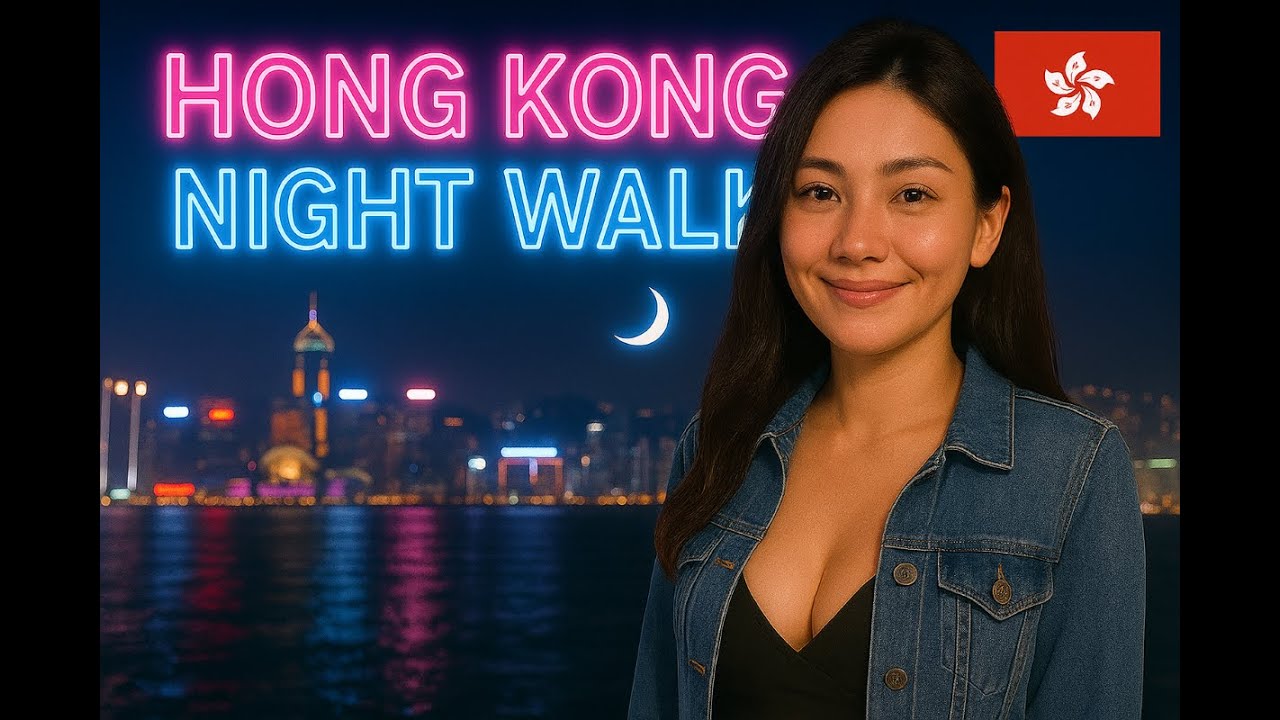 🇭🇰🌙 Hong Kong Night Walk 4K | Street Food, City Girls, Skyline & Nightlife Vibes