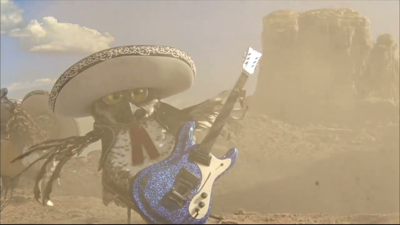 Desert Sheriff & Owls Ride Into Sunset: Epic Mariachi Band! 