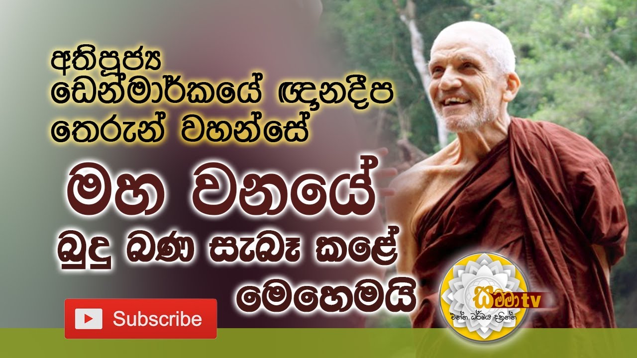 අතිපූජ්‍ය ඩෙන්මාර්කයේ ඥානදීප තෙරුන් වහන්සේ මහ වනයේ බුදු බණ සැබෑ කළේ මෙහෙමයි SAMMA TV  - #40