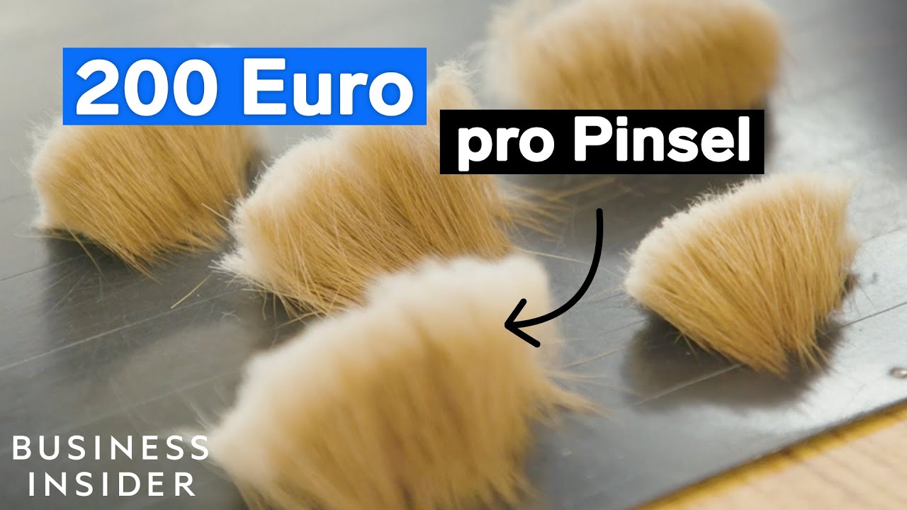 200 Euro für einen Aquarellpinsel: So werden sie aus Kolinsky-Zobel hergestellt