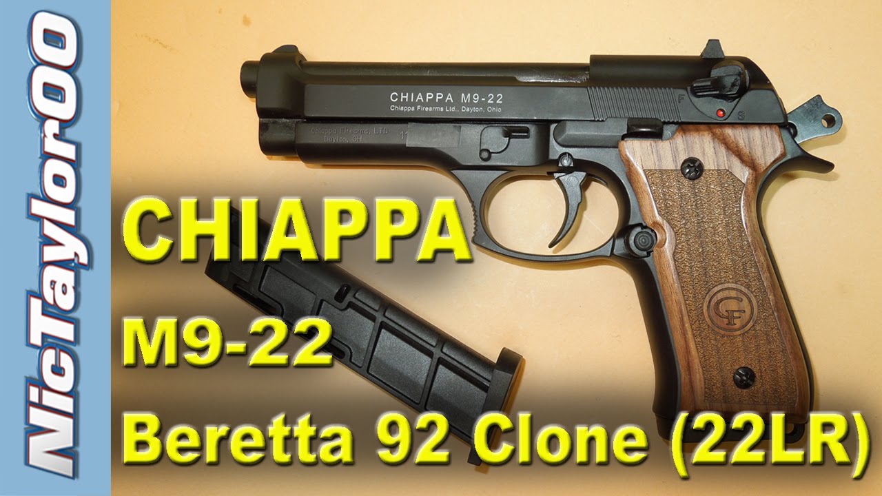 Chiappa M9-22 Pistol (22LR Clone of the Beretta 92) - REVIEW