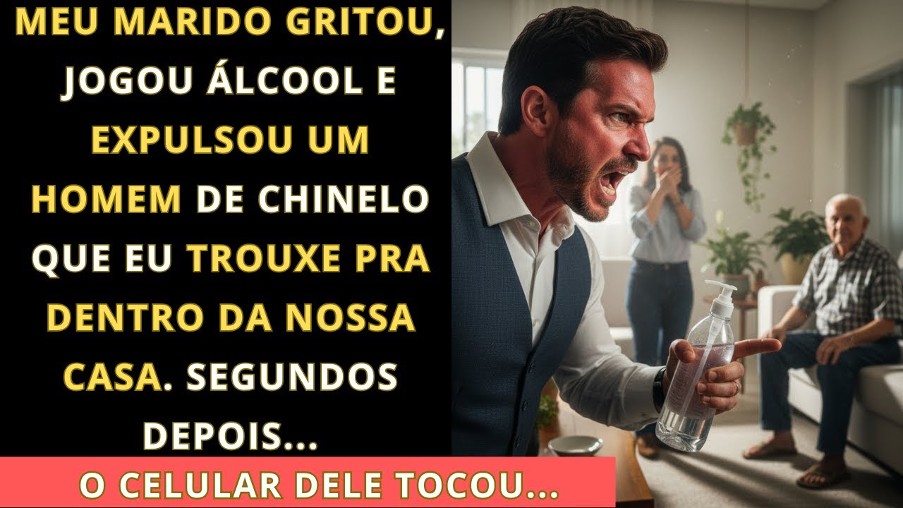 Meu marido gritou quando eu trouxe um homem para casa. Ele ficou em silêncio quando descobriu quem