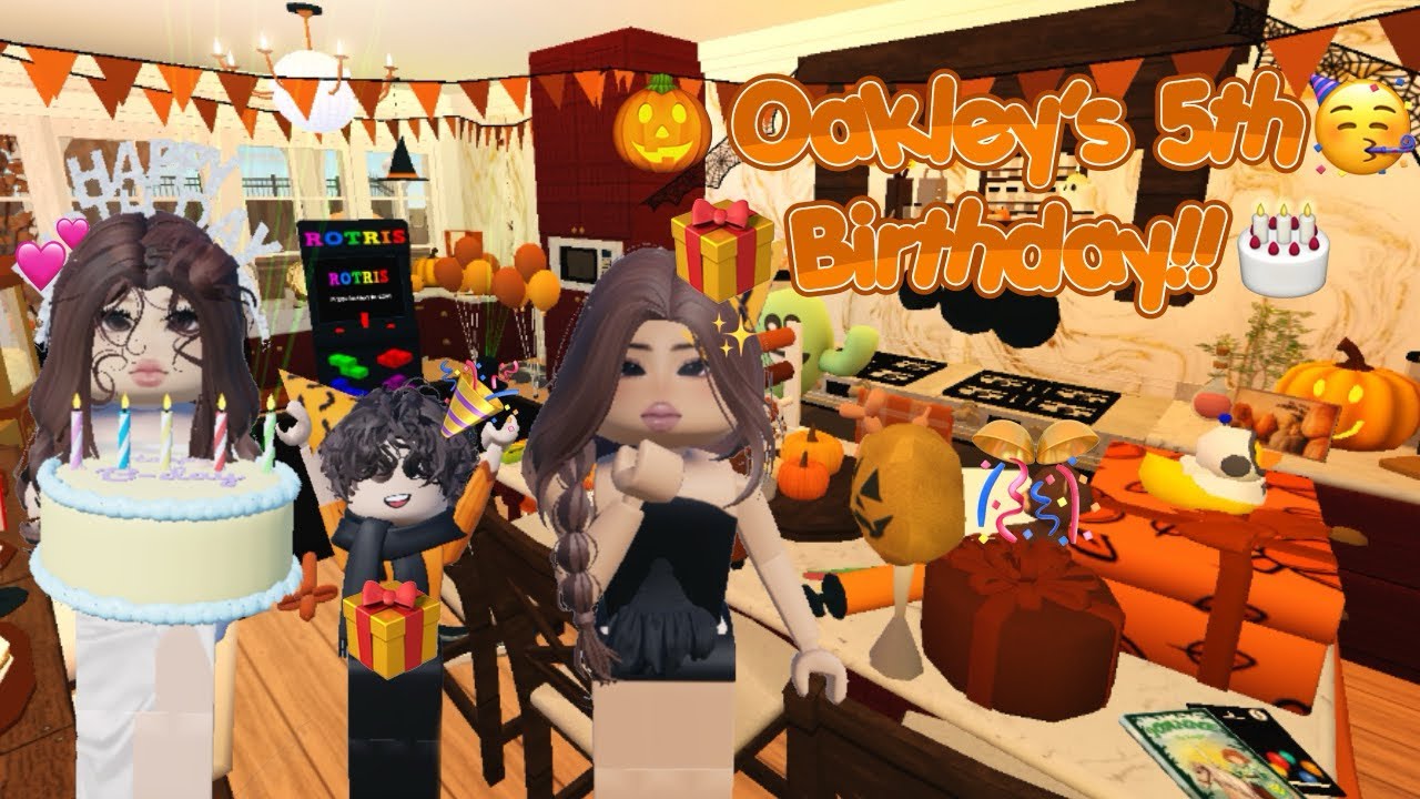 My Toddlers FIFTH BIRTHDAY! *PARTY AT HOME!!* Voice Roblox Bloxburg Roleplay