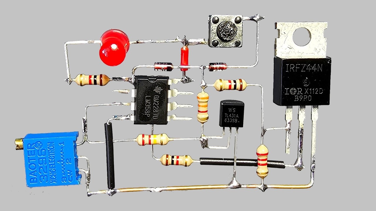 Ultimate Short Circuit Protection &ndash; No Relay, Fully Electronic & Genius! LM358