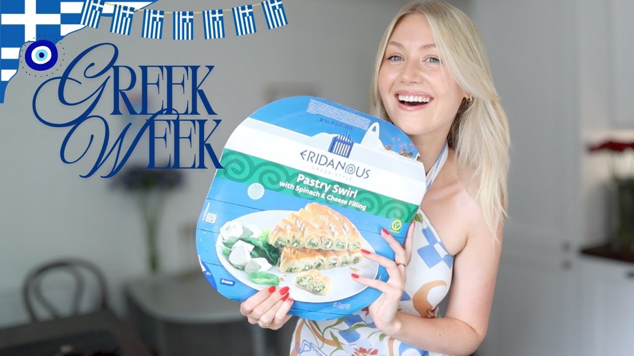 Lidl Greek Week Haul: what to buy! 🇬🇷 affordable UK supermarket Greek food :)
