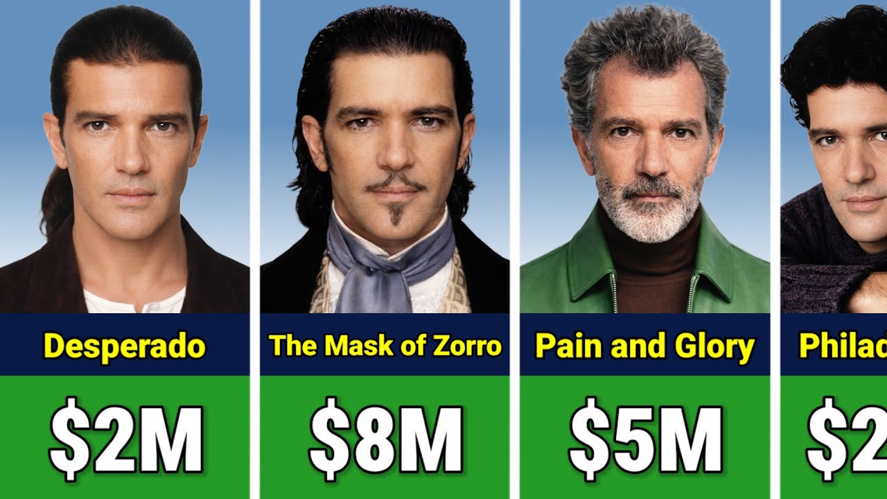 💰 Antonio Banderas Paycheck For Every Movie He Ever Made