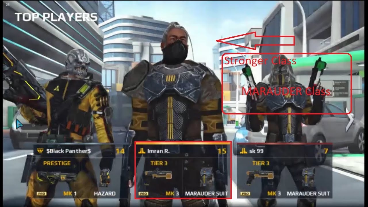 Marauder Class Is Stronger Than Other Classes? |Modern Combat 5 |Marauder Class