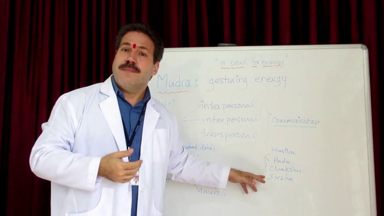 Dr Ananda Balayogi Bhavanani discusses the concept of Mudra