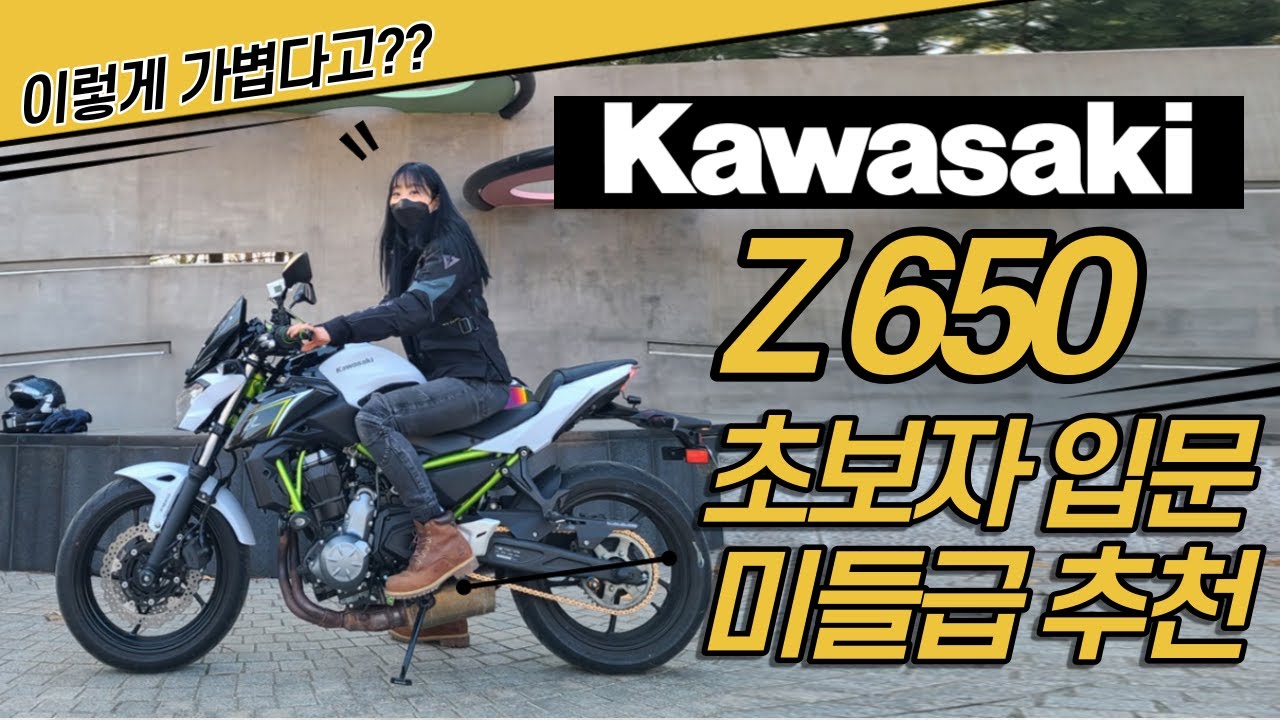 Kawasaki Z650 시승review. 아크라포빅Akrapovic풀배기😎. 미들급 최고의 가성비구간 핵추천