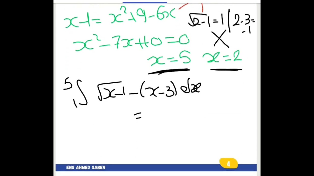 Calculus (senior 3) session 5 (Area and volume)