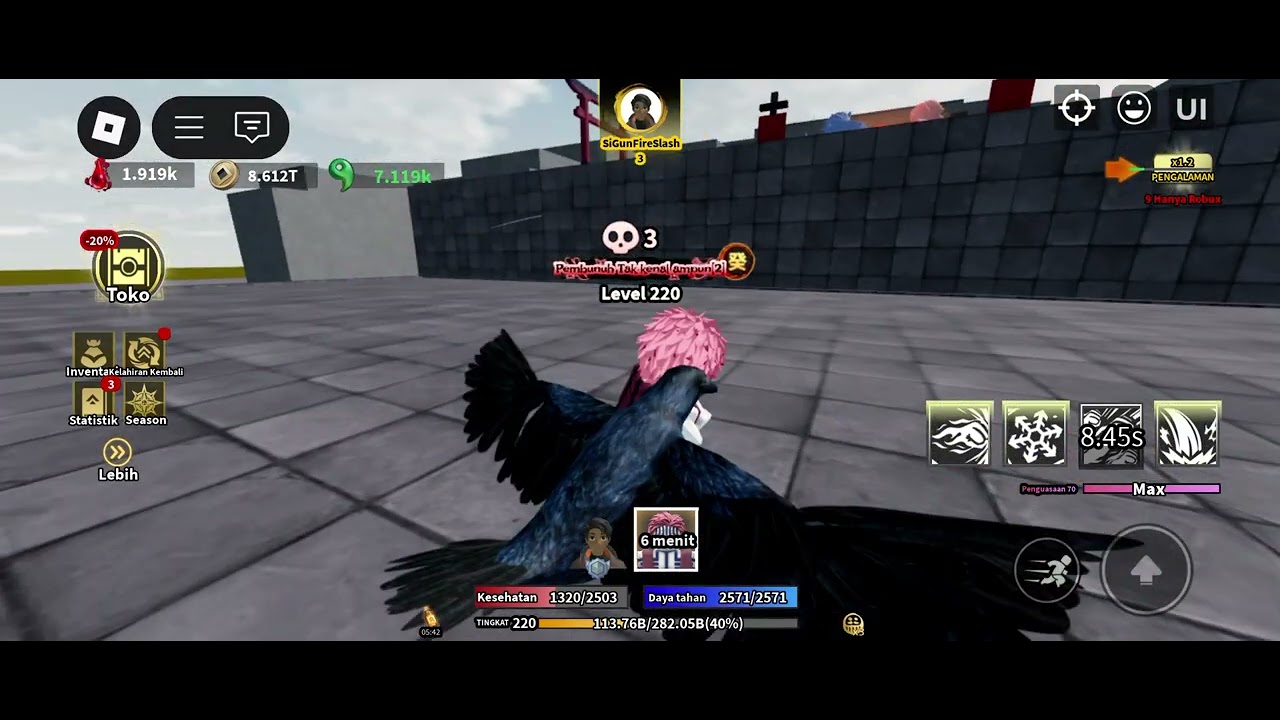 AKAZA, Demon Warriors Roblox