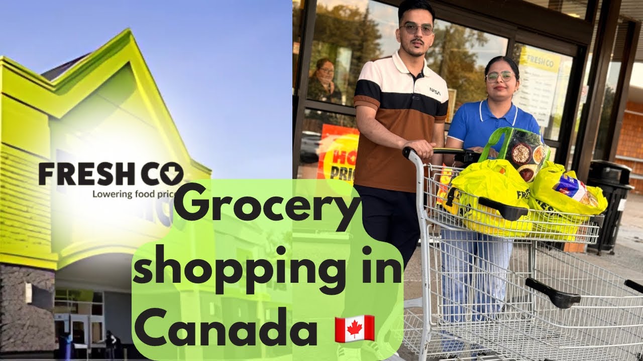 Grocery shopping in 🇨🇦| Grocery shopping from Walmart, freshco | Indian grocery in 🇨🇦. Punjabi vlogs