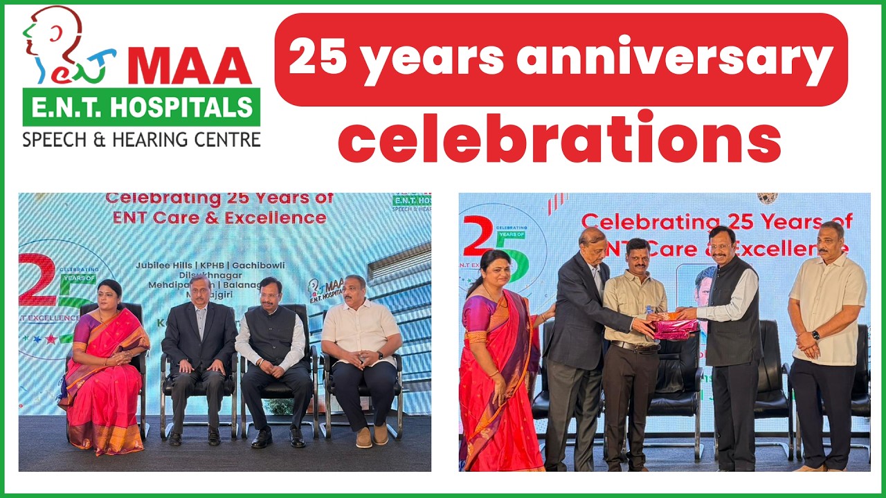 MAA ENT Hospitals Celebrates 25Years Anniversary Celebrations | VC Sajjanar IPS