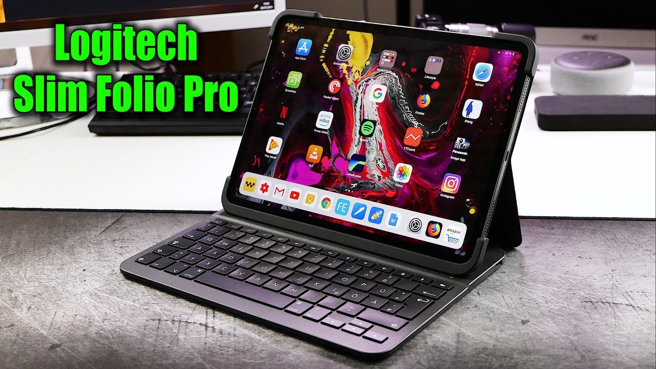 Logitech Slim Folio Pro (iPad Pro) | nicht wirklich slim dafür aber praktisch