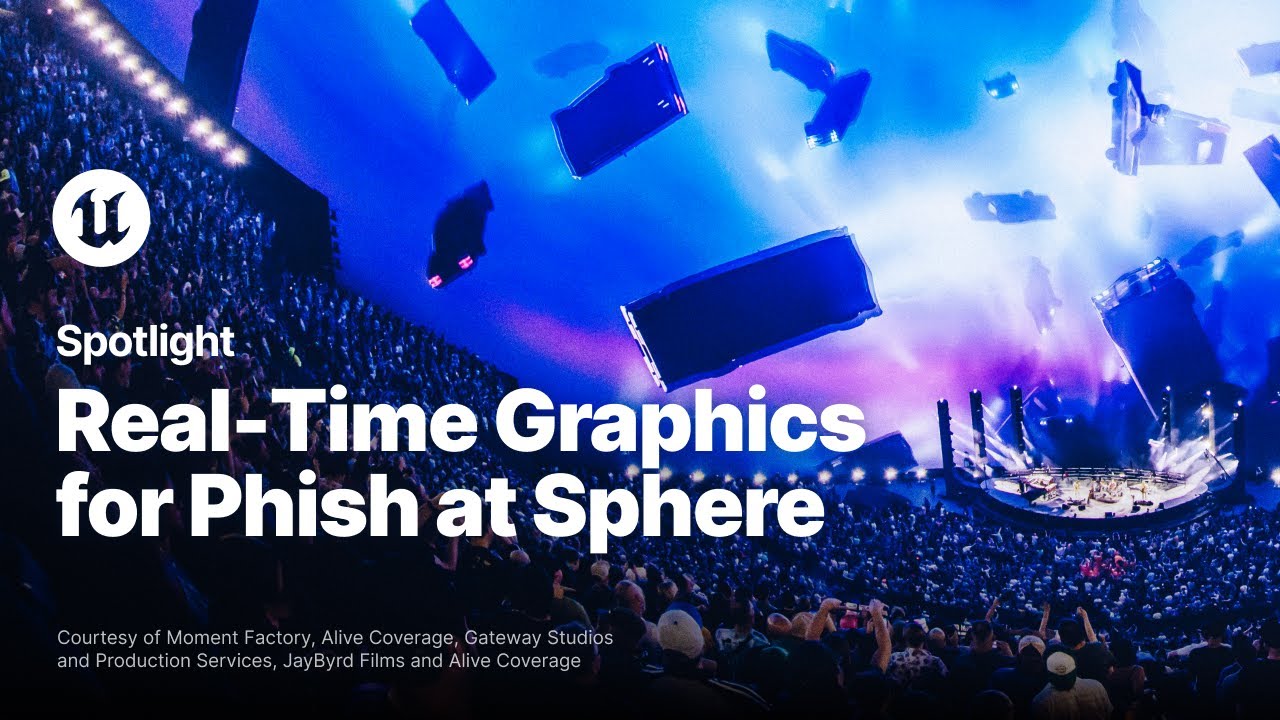 Moment Factory redefines live concerts with real-time visuals for Phish at Sphere