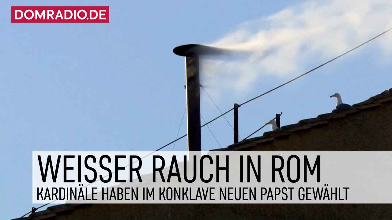 Weißer Rauch in Rom – Kardinäle haben im Konklave neuen Papst gewählt