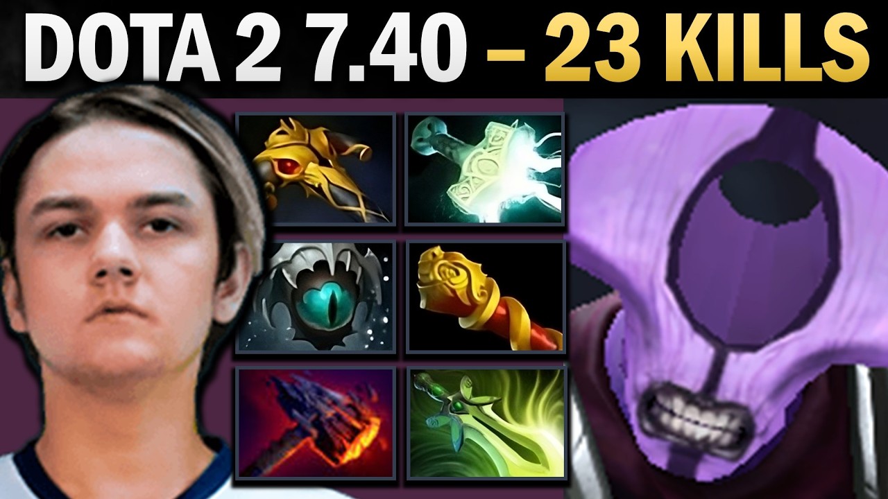 Faceless Void Pro Carry with 23 Kills and MKB - Gameplay Dota