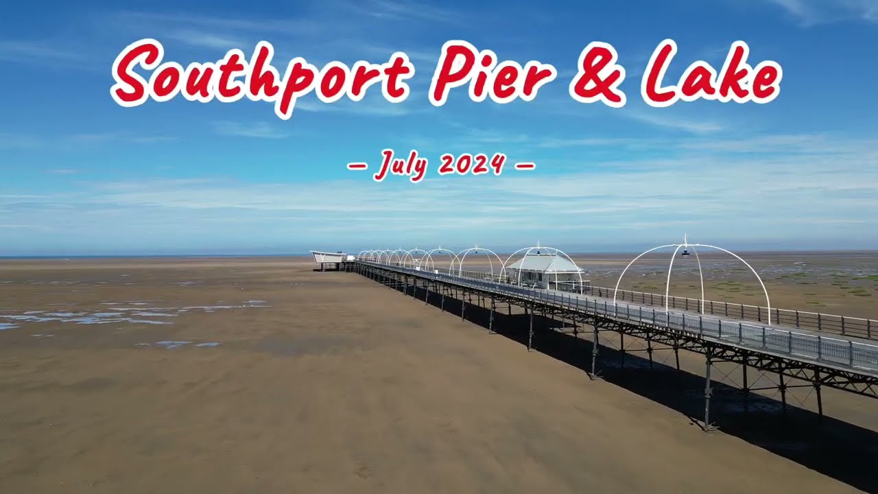 Southport Pier & Lake July 2024