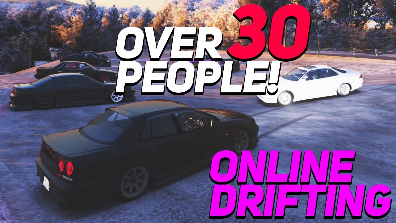 Massive Touge Drifting Server /w OVER 30 Players | Assetto Corsa | Logitech G29 and Shifter