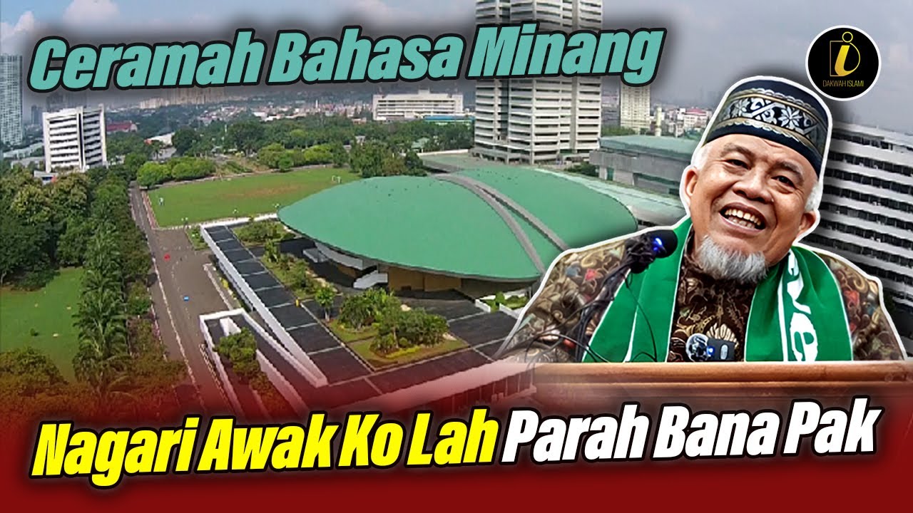 Ceramah Bahasa Minang | Nagari Awak Ko Lah Parah Bana Pak | Buya Ristawardi dt Marajo