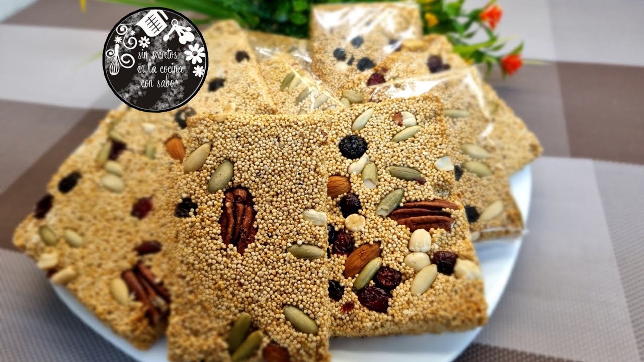 Palanquetas de Amaranto o Alegrías 500 grs panela|#SinSecretosEnLaCocinaConSabor.